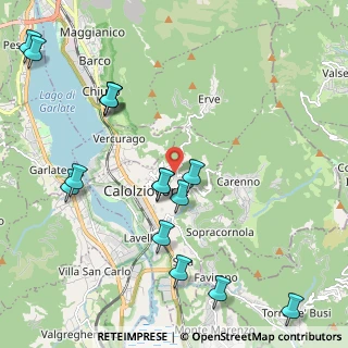 Mappa Via F. Poggi, 23801 Calolziocorte LC, Italia (2.47133)