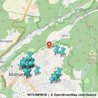 Mappa Via Don G. E. Bosetti, 21046 Malnate VA, Italia (0.6475)