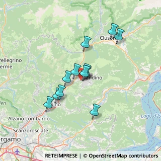 Mappa Via Statale Dellaval Seriana, 24020 Casnigo BG, Italia (5.5625)