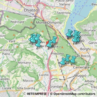 Mappa Via Mornago, 22020 San Fermo della Battaglia CO, Italia (1.69938)