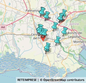 Mappa Via Grado, 33052 Cervignano del Friuli UD, Italia (5.97667)