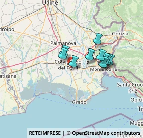 Mappa Via Grado, 33052 Cervignano del Friuli UD, Italia (9.73182)