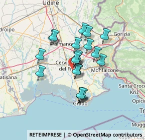 Mappa Via Grado, 33052 Cervignano del Friuli UD, Italia (10.4675)