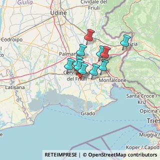 Mappa Via Grado, 33052 Cervignano del Friuli UD, Italia (8.74)