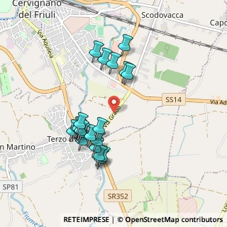 Mappa Via Grado, 33052 Cervignano del Friuli UD, Italia (0.867)