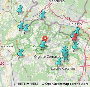 Mappa Via Giuseppe Garibaldi, 22020 Faloppio CO, Italia (4.49)
