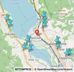 Mappa Via Martiri della Libertà, 23808 Vercurago LC, Italia (1.175)