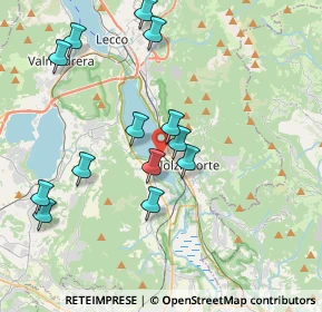 Mappa Via Martiri della Libertà, 23808 Vercurago LC, Italia (3.88538)