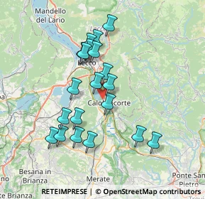 Mappa Via Martiri della Libertà, 23808 Vercurago LC, Italia (6.574)