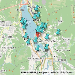 Mappa Via Trieste, 23801 Calolziocorte LC, Italia (1.544)