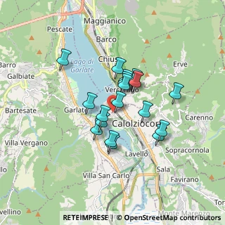 Mappa Via Martiri della Libertà, 23808 Vercurago LC, Italia (1.285)