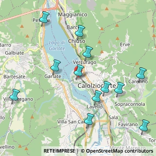 Mappa Via Trieste, 23801 Calolziocorte LC, Italia (2.375)