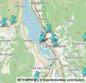 Mappa Via Martiri della Libertà, 23808 Vercurago LC, Italia (2.60615)