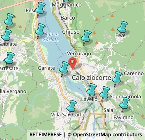Mappa Via Martiri della Libertà, 23808 Vercurago LC, Italia (2.95118)