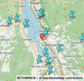 Mappa Via Martiri della Libertà, 23808 Vercurago LC, Italia (2.64625)