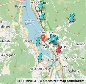 Mappa Via Martiri della Libertà, 23808 Vercurago LC, Italia (1.64545)