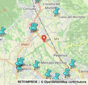 Mappa Via Sottorive, 31044 Montebelluna TV, Italia (3.10786)