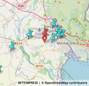 Mappa Strada S. Canciano, 34079 Staranzano GO, Italia (4.85083)