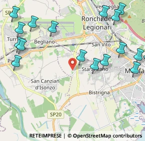 Mappa Strada S. Canciano, 34079 Staranzano GO, Italia (2.89722)