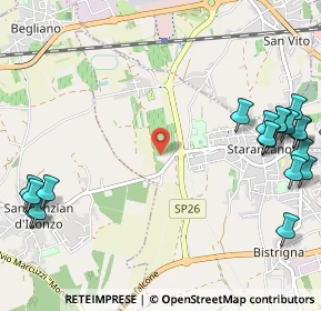 Mappa Strada S. Canciano, 34079 Staranzano GO, Italia (1.5465)