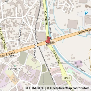Mappa Via Milano, 24, 22036 Erba, Como (Lombardia)