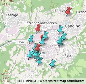 Mappa Via Papa Giovanni XXIII, 24026 Cazzano Sant'Andrea BG, Italia (0.77765)