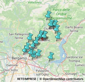 Mappa Via Papa Giovanni XXIII, 24026 Cazzano Sant'Andrea BG, Italia (9.9865)