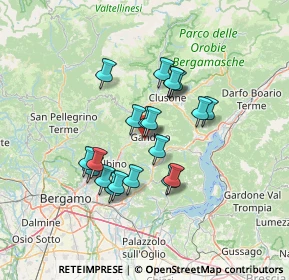 Mappa Via Papa Giovanni XXIII, 24026 Cazzano Sant'Andrea BG, Italia (10.9175)