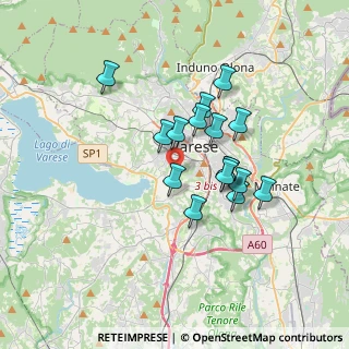Mappa Via Mirasole, 21100 Varese VA, Italia (2.76438)