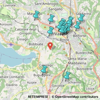 Mappa Via Mirasole, 21100 Varese VA, Italia (2.16353)
