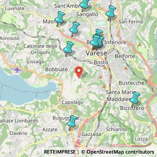 Mappa Via Mirasole, 21100 Varese VA, Italia (2.41333)