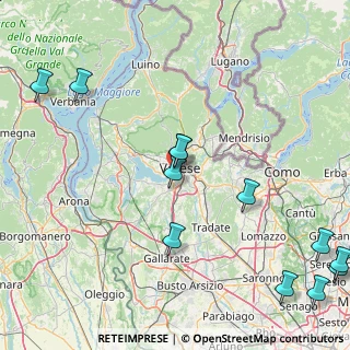 Mappa Via Mirasole, 21100 Varese VA, Italia (22.41417)
