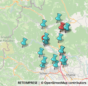 Mappa Via Monte Caviojo, 36011 Arsiero VI, Italia (6.6745)