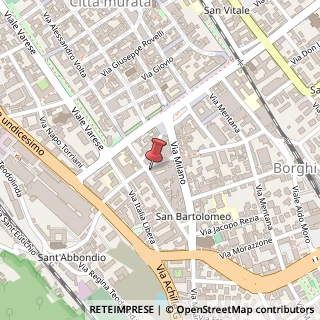 Mappa Via Luigi Cadorna, 5, 22100 Como, Como (Lombardia)