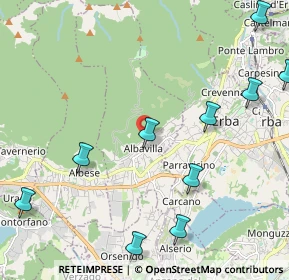 Mappa Via Ai Monti, 22031 Albavilla CO, Italia (2.87)