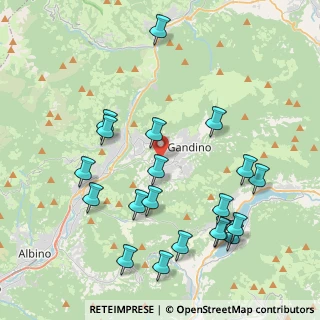 Mappa Via Pratobello, 24024 Gandino BG, Italia (4.4895)