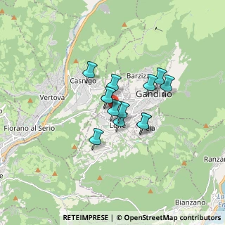 Mappa Via Pratobello, 24024 Gandino BG, Italia (1.07615)