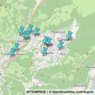 Mappa Via Pratobello, 24024 Gandino BG, Italia (1.765)