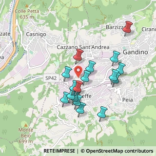 Mappa Via Pratobello, 24024 Gandino BG, Italia (0.80706)