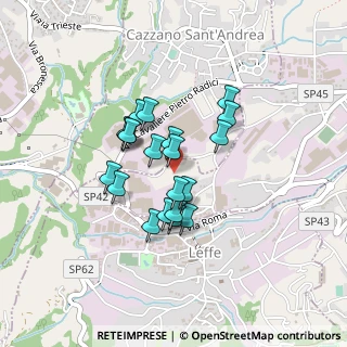 Mappa Via Pratobello, 24024 Gandino BG, Italia (0.318)