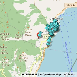 Mappa Via Preone, 25010 Limone Sul Garda BS, Italia (0.798)