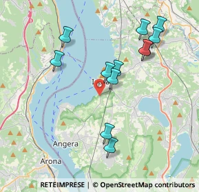 Mappa Via Milano, 21027 Ispra VA, Italia (3.86333)