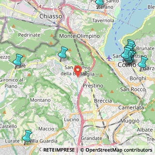 Mappa Via Lancini, 22020 San Fermo della Battaglia CO, Italia (3.04)