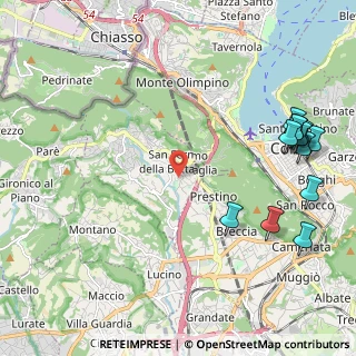 Mappa Via Lancini, 22020 San Fermo della Battaglia CO, Italia (2.80417)