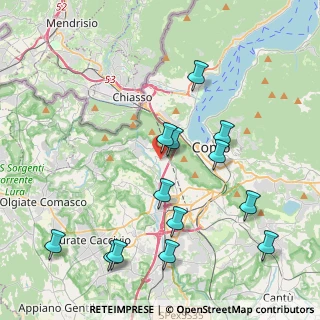 Mappa Via Lancini, 22020 San Fermo della Battaglia CO, Italia (4.46077)