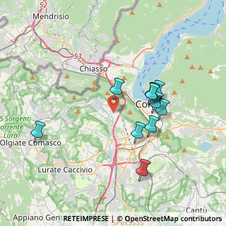 Mappa Via Lancini, 22020 San Fermo della Battaglia CO, Italia (3.35091)