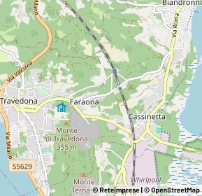 Mappa Via faraona, 21028 Travedona Monate VA, Italia (0.76538)