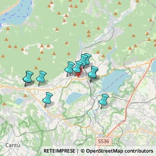 Mappa Centro Commerciale I Laghi, 22036 Erba CO, Italia (2.88364)