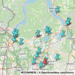Mappa Centro Commerciale I Laghi, 22036 Erba CO, Italia (10.68)