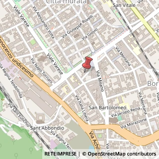 Mappa Via Mugiasca, 8, 22100 Como, Como (Lombardia)